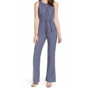 Socialite Tie Front Jumpsuit NWT